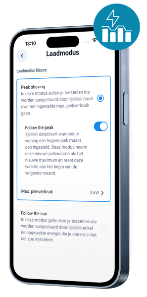 Follow the peak Energiemanager Home MobilityPlus